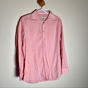 Calvin Klein Dress Shirt Pink Long Sleeve
